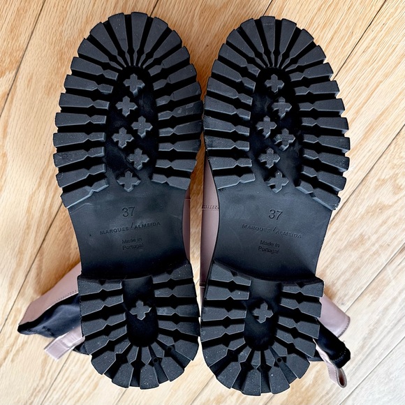 MARQUES ALMEIDA Pink Klara Combat Boots - Picture 7 of 7